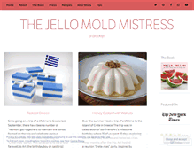Tablet Screenshot of jellomoldmistress.com
